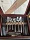 Antique (1935) WM. ROGER &SON IS, Original Silver Plated 57 pieces used orig box
