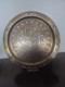 Antique 19thC Cairoware Mamluk Revival Charger 12 Silver & Copper Inlay Script