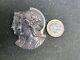 Antique 19th C Victorian Silver Plated Athena & Ares Gods Of War Pin Brooch