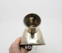 Antique 19th Century Student Silver Plate Desk Lamp Candlestick Home Decor