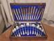 Antique ART DECO 50 Piece Silver Plate Faux Bone CUTLERY SET Viners Sheffield