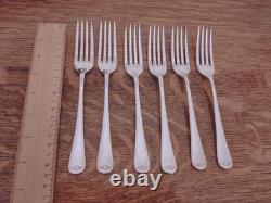 Antique ART DECO 50 Piece Silver Plate Faux Bone CUTLERY SET Viners Sheffield