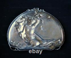 Antique Art Nouveau (Jugendstil) WMF Silver Plated Tray/Wall Plaque