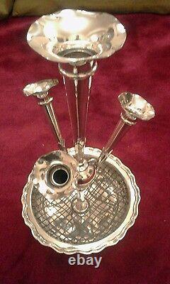 Antique Art Nouveau Silver Plate Center Piece Made By M. H And Co. C. 1910