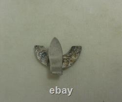 Antique Art Nouveau Silver Plate Chatelaine Clip