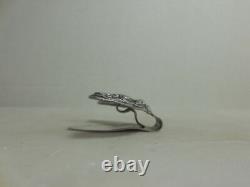 Antique Art Nouveau Silver Plate Chatelaine Clip