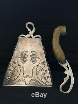 Antique Art Nouveau tray crumb silver plated WMF Gallia 1920