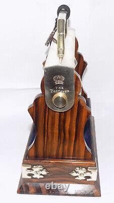 Antique Betjemann's Coromandel Miniature 2 Bottle Tantalus 19th C