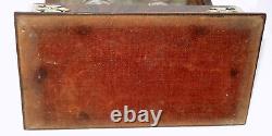 Antique Betjemann's Coromandel Miniature 2 Bottle Tantalus 19th C
