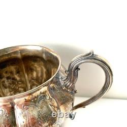 Antique C 1857 Elkington & Co Silver Plated Sugar Bowl Pattern 5888