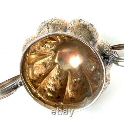 Antique C 1857 Elkington & Co Silver Plated Sugar Bowl Pattern 5888