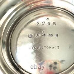 Antique C 1857 Elkington & Co Silver Plated Sugar Bowl Pattern 5888