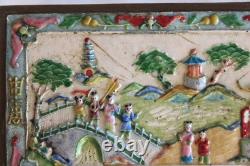 Antique Chinese Enamel Silver Plate Brass Box Jewelry Cigarette Keepsake