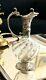 Antique Christofle Gallia Silver Plated & Baccarat Crystal Carafe Decanter