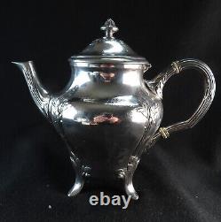 Antique Christofle Silver Plated Teapot Gallia Tea Original French Art Nouveau