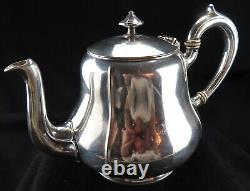 Antique Christofle Teapot Original French Art Nouveau Silver Plated Tea Pot