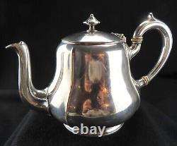 Antique Christofle Teapot Original French Art Nouveau Silver Plated Tea Pot