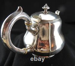 Antique Christofle Teapot Original French Art Nouveau Silver Plated Tea Pot