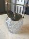 Antique Cut Glass & Silver Plated Biscuit Barrel / Ice Bucket, Circa 1910