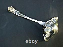 Antique EPNS A1 Silver Belvin Plate Large 12'' Soup Punch Ladle w Kings Pattern