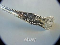 Antique EPNS A1 Silver Belvin Plate Large 12'' Soup Punch Ladle w Kings Pattern