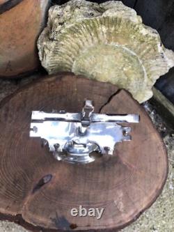 Antique Edwardian Apostle spoon rack cross handle silver plated by Barker Bros