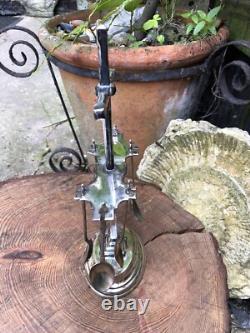 Antique Edwardian Apostle spoon rack cross handle silver plated by Barker Bros