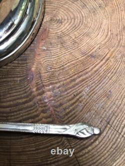 Antique Edwardian Apostle spoon rack cross handle silver plated by Barker Bros