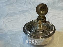 Antique Edwardian Walker Hall Silver Plated Spirit Kettle On Stand C 1905