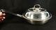 Antique English Silverplate Double Wall Food Warmer Ebony Handle HUTTON & SONS