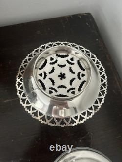 Antique French Coquillor Glace Silver Plated Butter Curling Press