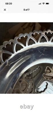 Antique French Coquillor Glace Silver Plated Butter Curling Press
