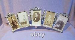 Antique French Silver Plate Photo Frame C. 1890