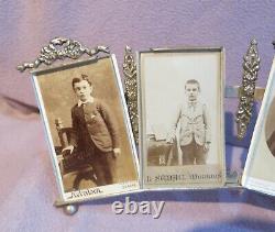 Antique French Silver Plate Photo Frame C. 1890