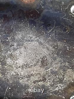 Antique German Spirit Kettle Chafing Dish w Burners c 1900