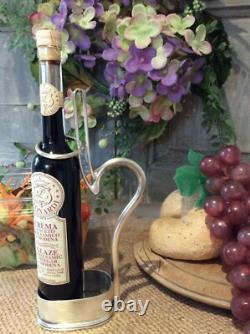 Antique HB&H Unique Condiment Server/PourerBottle holderSilver Plate Hallmark