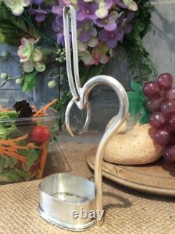 Antique HB&H Unique Condiment Server/PourerBottle holderSilver Plate Hallmark