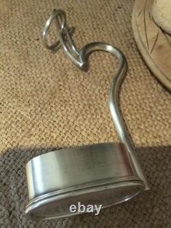 Antique HB&H Unique Condiment Server/PourerBottle holderSilver Plate Hallmark