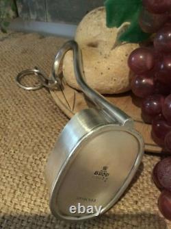 Antique HB&H Unique Condiment Server/PourerBottle holderSilver Plate Hallmark