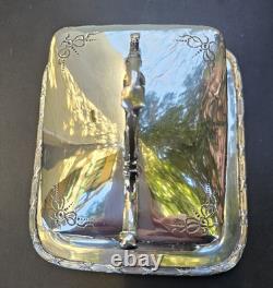 Antique James Deakin & Sons Silver Plated Butter Dish Circa 1890 Rare