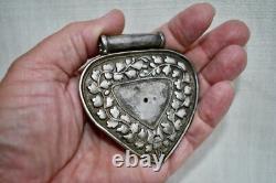 Antique Malay / Indonesian Silver Caping / Modesty Plate / Disk