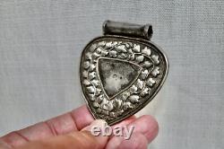 Antique Malay / Indonesian Silver Caping / Modesty Plate / Disk