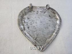 Antique Malay / Indonesian Silver Caping / Modesty Plate / Disk