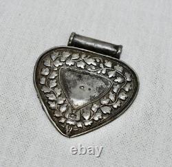 Antique Malay / Indonesian Silver Caping / Modesty Plate / Disk