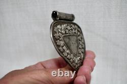 Antique Malay / Indonesian Silver Caping / Modesty Plate / Disk
