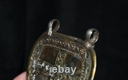 Antique Malay / Indonesian Silver Caping / Modesty Plate / Disk