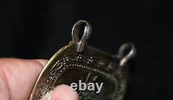 Antique Malay / Indonesian Silver Caping / Modesty Plate / Disk