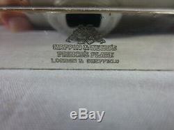 Antique Mappin & Webbs Silver Plated Corinthian Column Oil Lamp Base 17 Height
