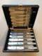 Antique Mother of Pearl fish knives and forks original box