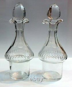 Antique Oil and Vinegar Set/Dispensers silver plated metal, original glasses